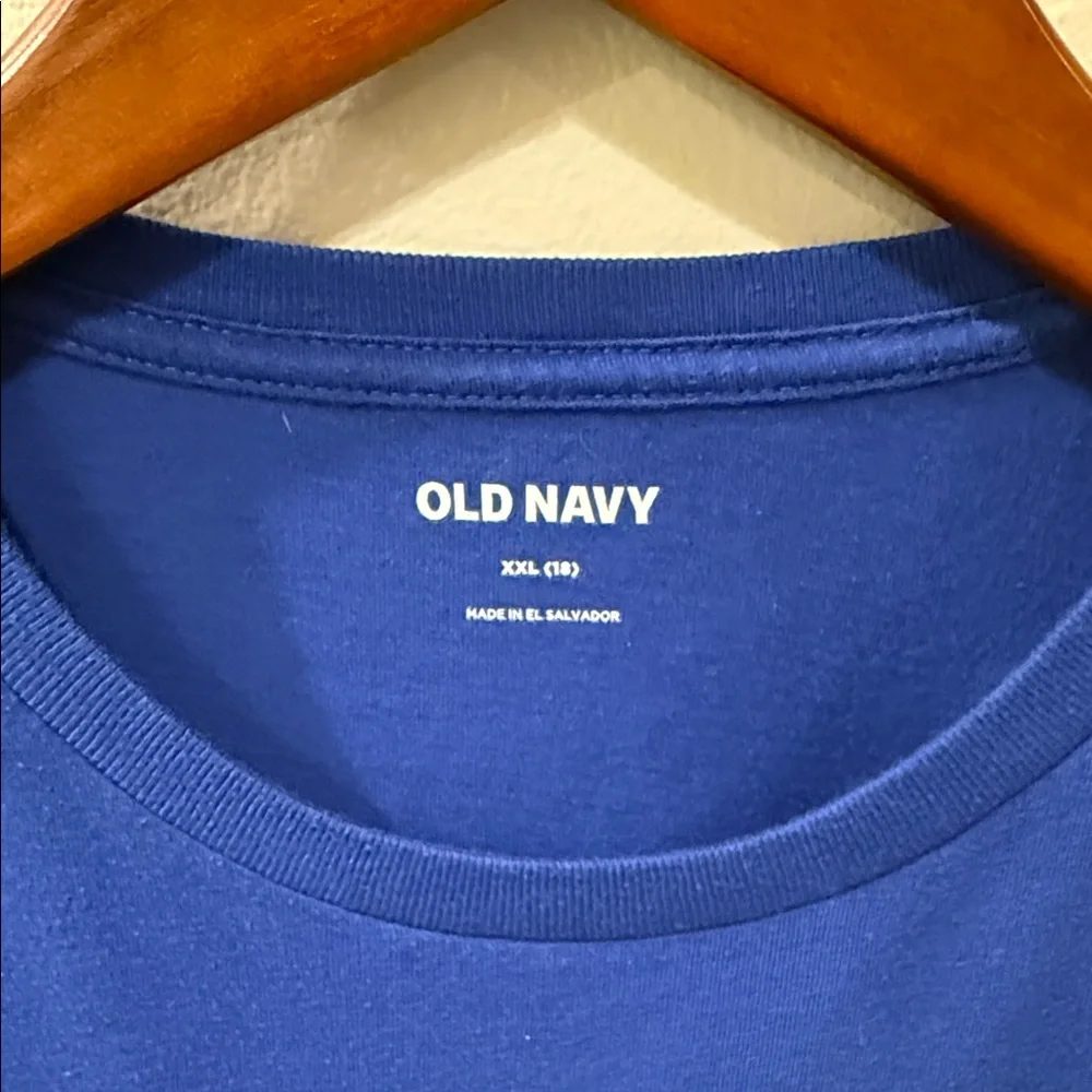 Old Navy Royal Blue Mario Kart Tee